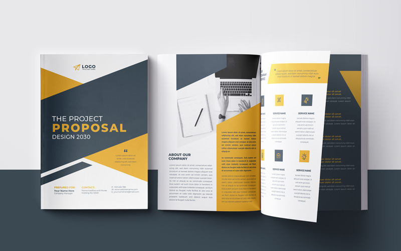 Professional Project Proposal Template Magazine Template