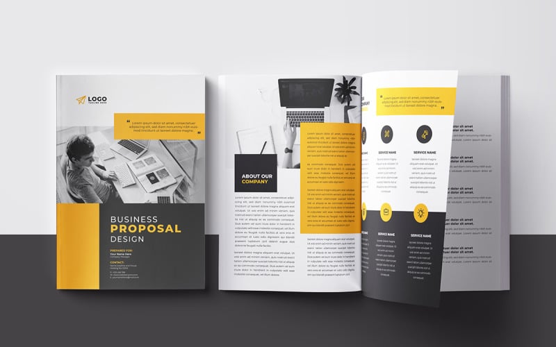 Project proposal Template Design Magazine Template