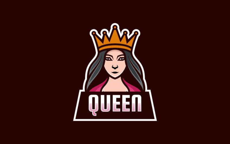 Queen E- Sport and Sport Logo Logo Template