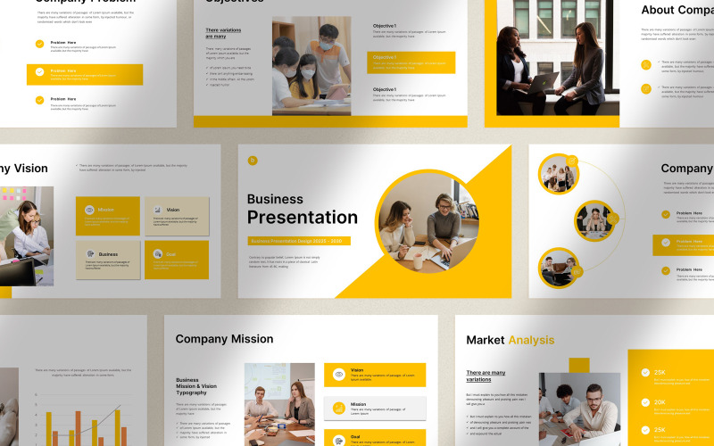 Creative Business Plan Presentation Template PowerPoint Template