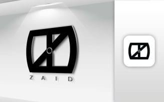 NEW Zaid Name Letter Logo Design - Brand Identity