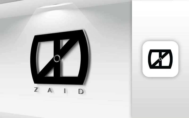 NEW Zaid Name Letter Logo Design - Brand Identity Logo Template