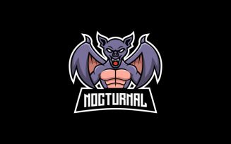 Nocturnal E- Sport and Sport Logo