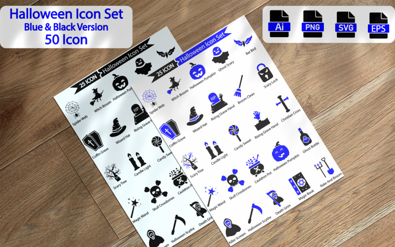 50 Premium Halloween Icon Pack Icon Set