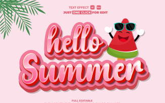 Summer Event Vector Text Effect Editable Vol 11