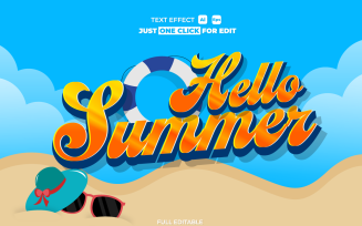 Summer Event Vector Text Effect Editable Vol 15