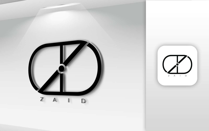 ZAID Name Letter Logo Design - Brand Identity Logo Template