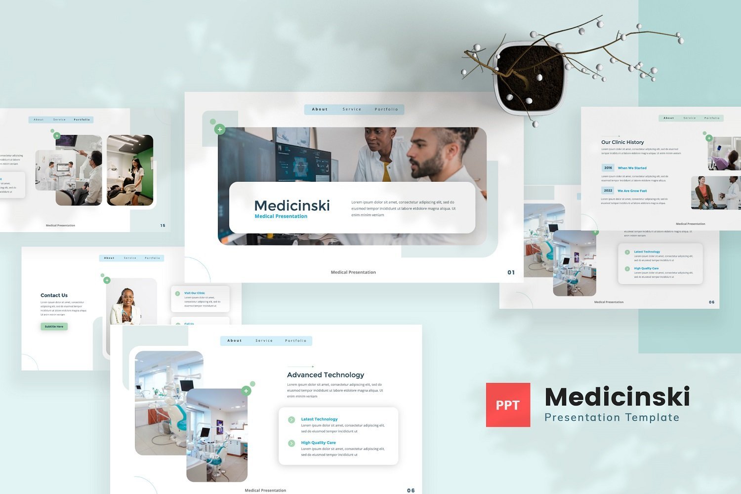 Template #336264 Clinic Medic Webdesign Template - Logo template Preview