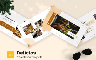 Delicios — Restaurant Google Slides Template