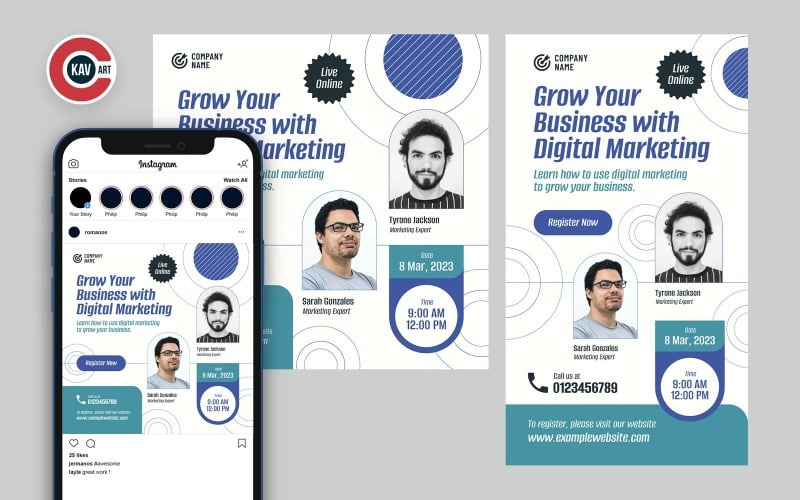 Digital Marketing Webinar Social Media Banner - 00004
