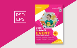 Kids Summer Event Flyer Design