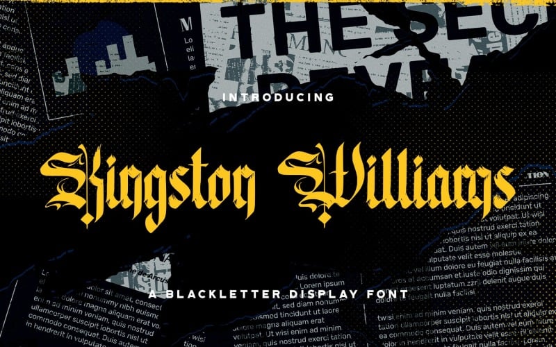 Kingston Williams - Blackletter Font