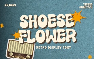 Shoese Flower - 1990's Retro Font