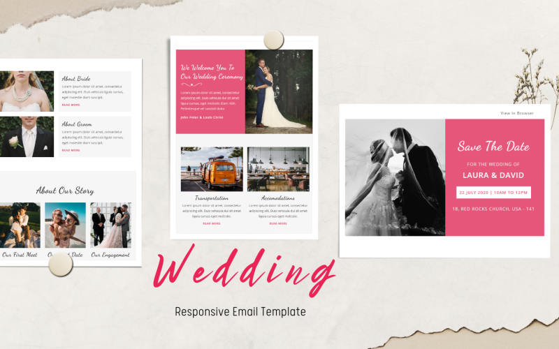 Wedding – Multipurpose Responsive Email Template Newsletter Template