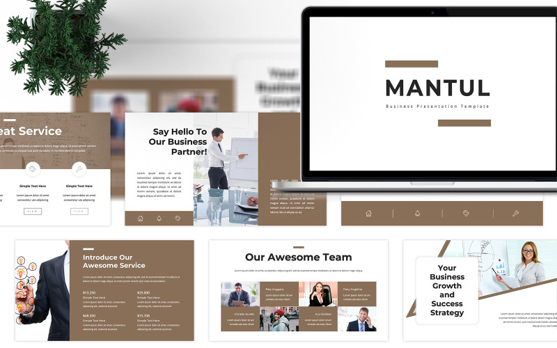 Mantul - Business PowerPoint PowerPoint Template