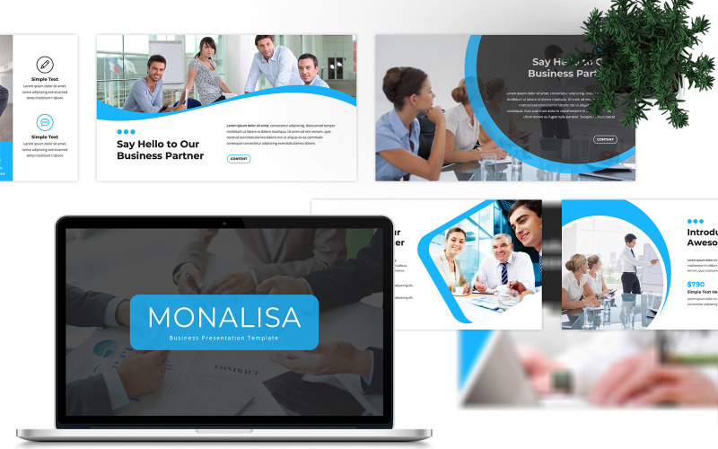 Monalisa - Business PowerPoint PowerPoint Template
