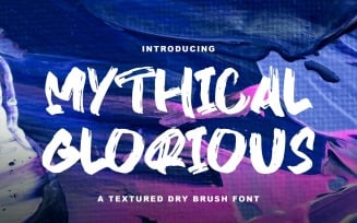 MYTHICAL GLORY - Handbrush Font