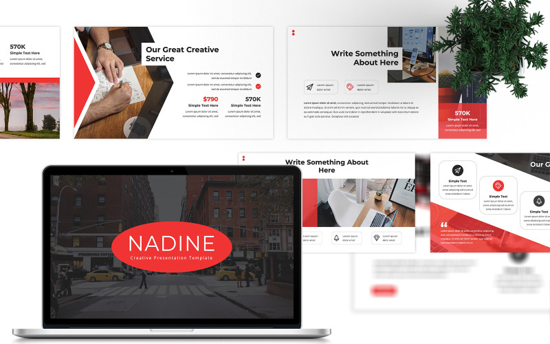 Nadine - Creative PowerPoint PowerPoint Template