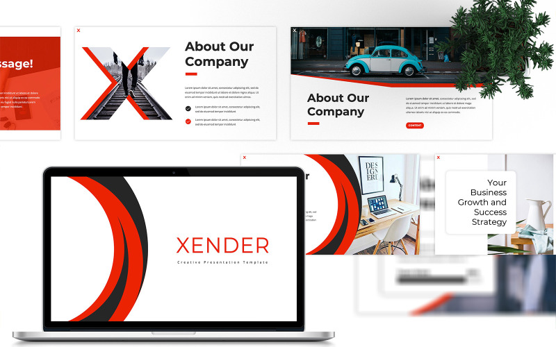 Xender - Creative Keynote Keynote Template