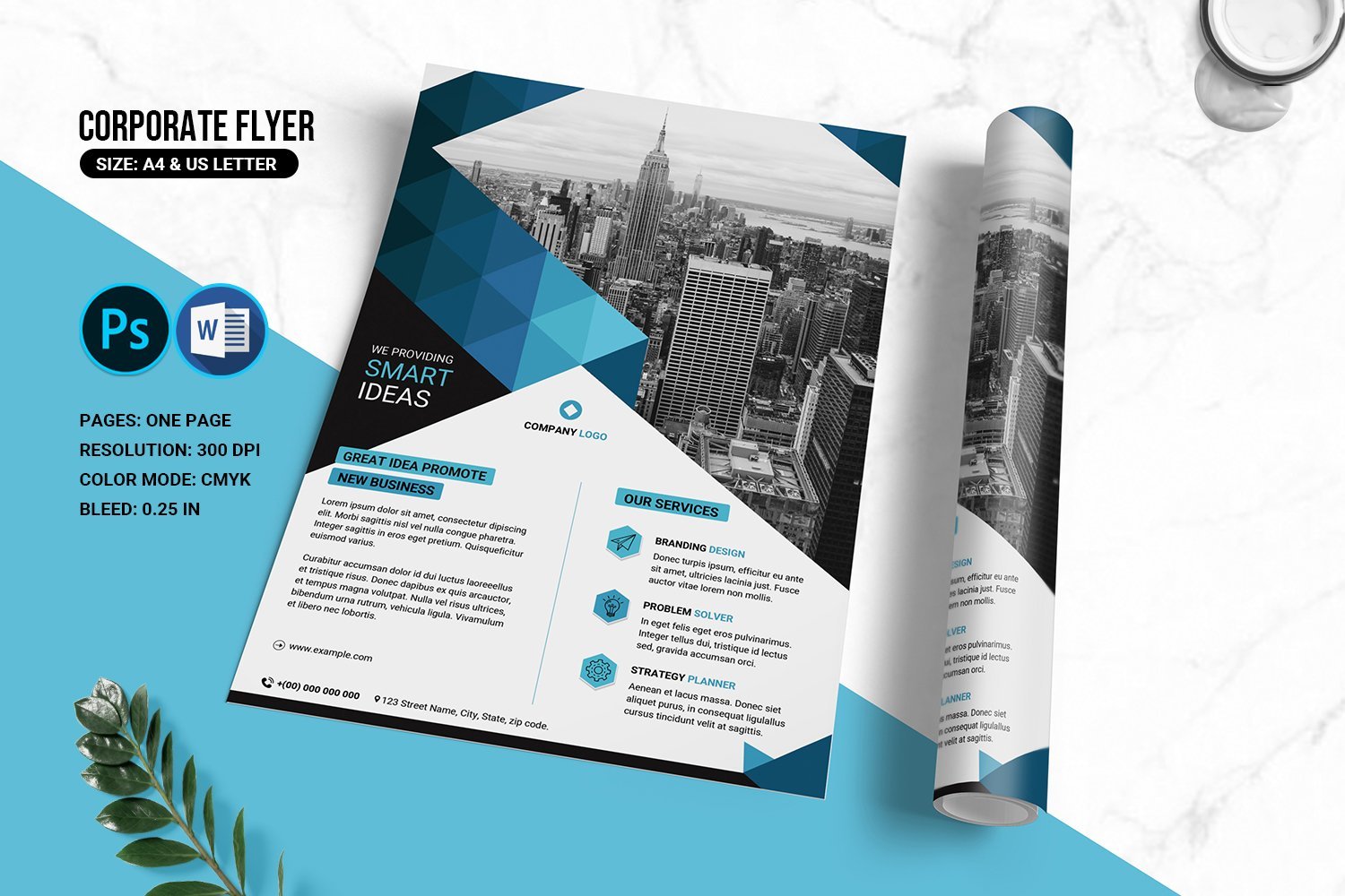 Template #336531 Flyer Busienss Webdesign Template - Logo template Preview