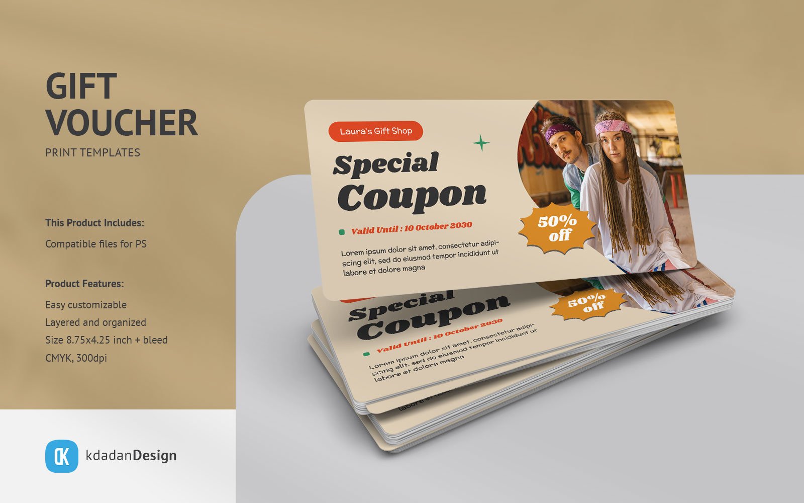 Template #336596 Coupon Template Webdesign Template - Logo template Preview
