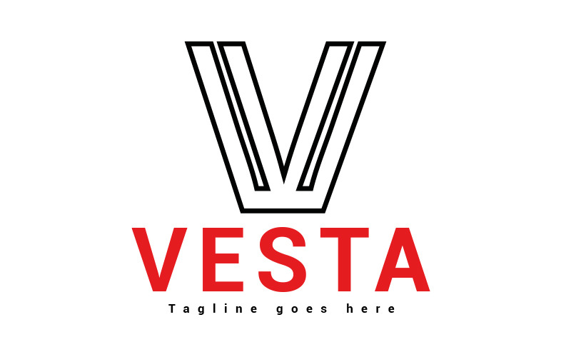 Letter V creative logo design Logo Template
