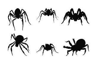 Spider full body silhouette collection