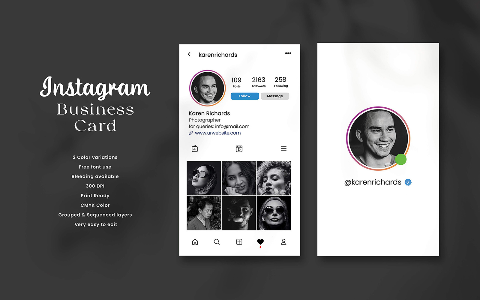 Kit Graphique #336619 Instagram Business Divers Modles Web - Logo template Preview