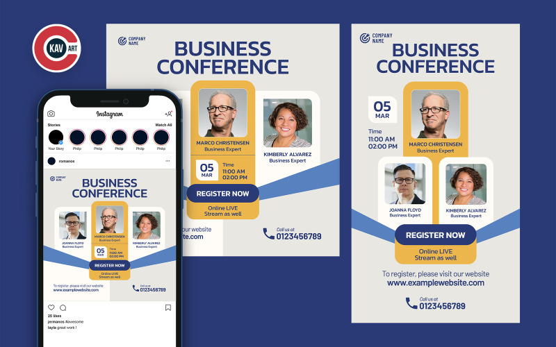 Business Conference Banner - 00006 Social Media