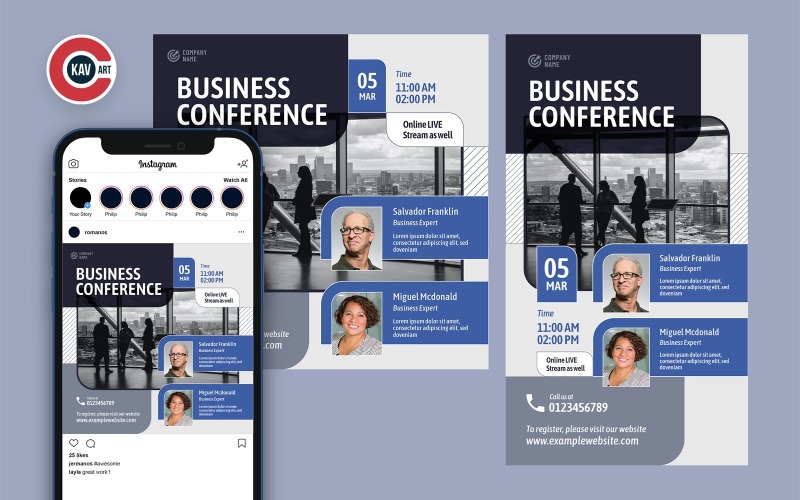 Business Conference Banner - 00007 Social Media
