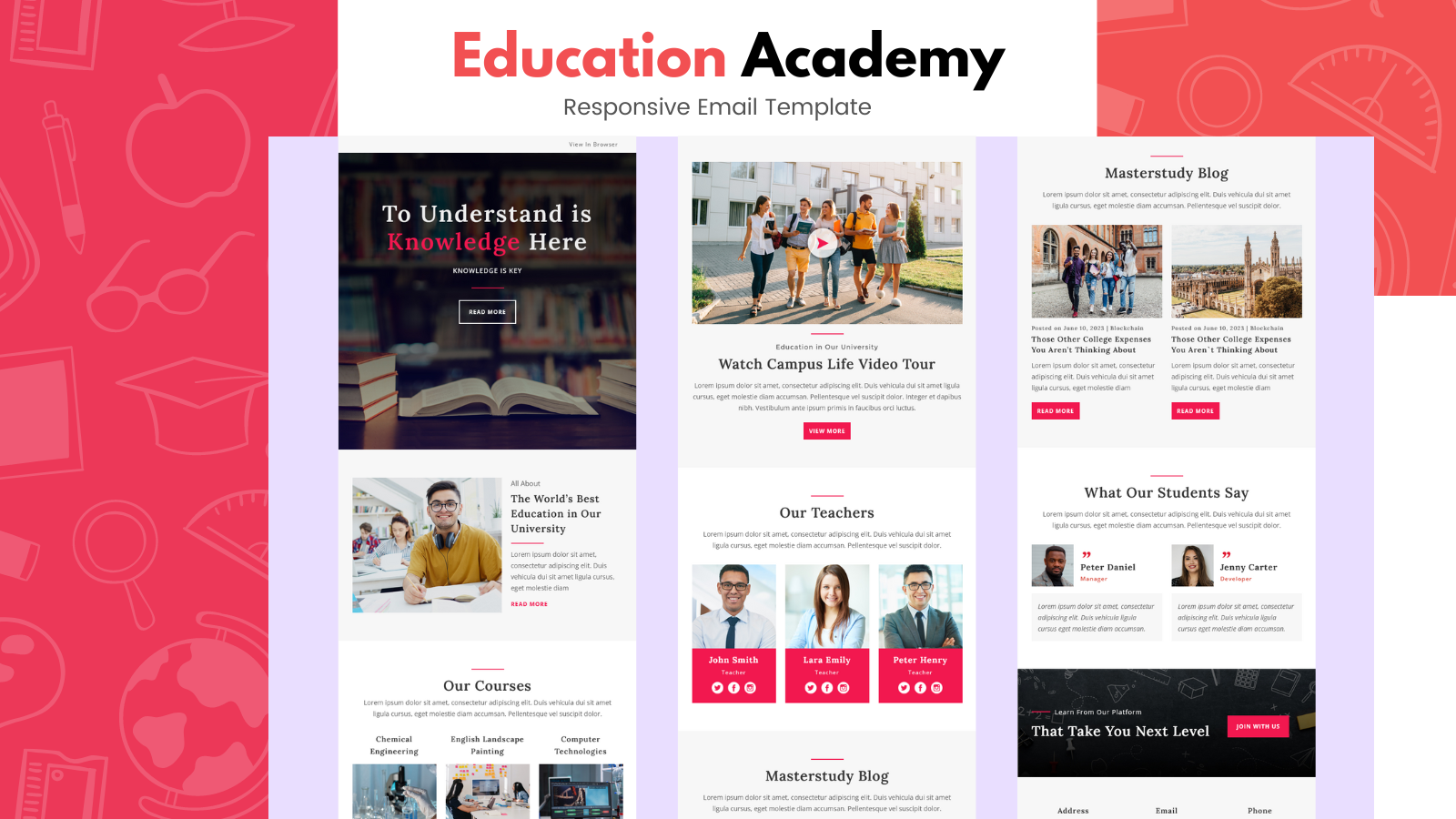 Education Academy – Responsive Email Template