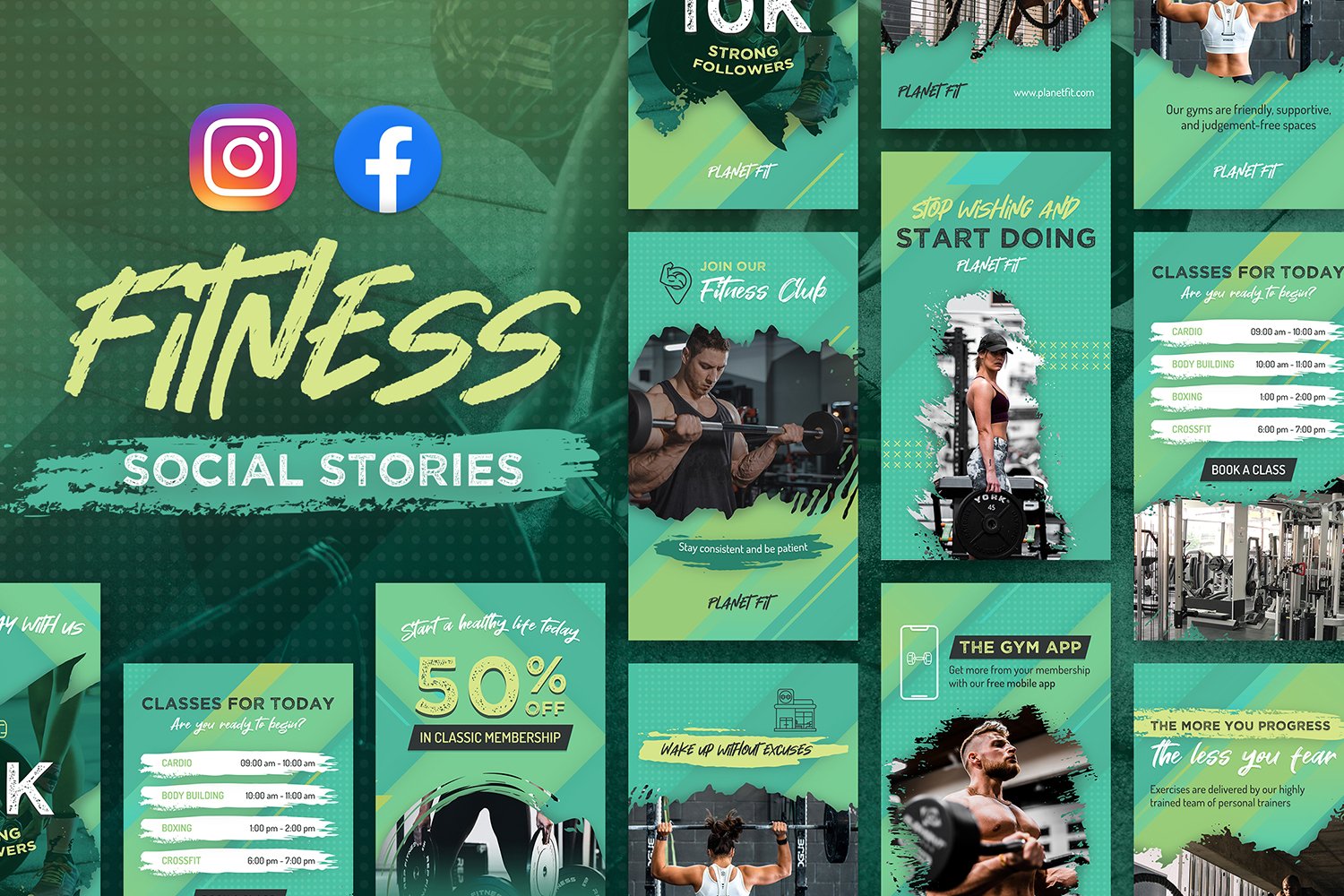 Template #336771 Facebook Story Webdesign Template - Logo template Preview