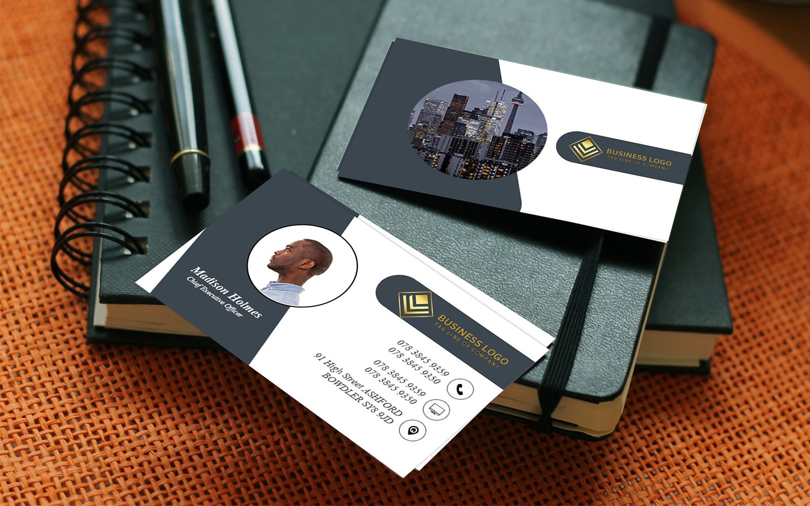 Template #336779 Card Company Webdesign Template - Logo template Preview