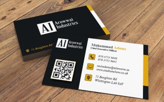 Corporate Business Card - E-cards Template