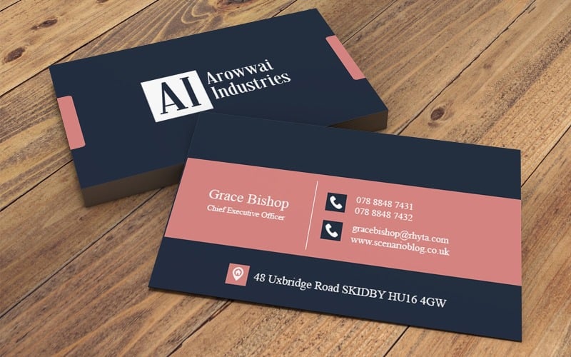 High-resolution Visiting Card Corporate Identity