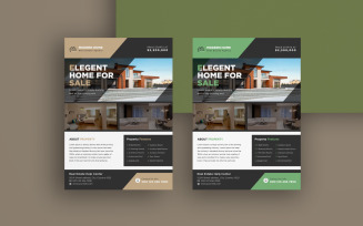 Modern real estate flyer design templates