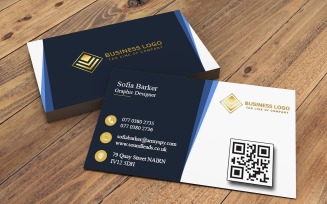 Professionally structured Business Card