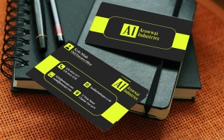 Stunning Visiting Card - Business Card template - Creative Personal Branding