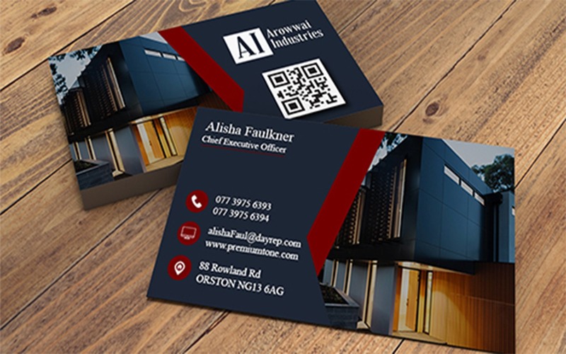 Visiting Card in Photoshop - Business Card Corporate Identity