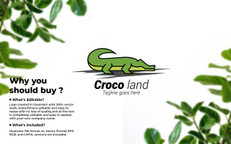 Wild animal logo template