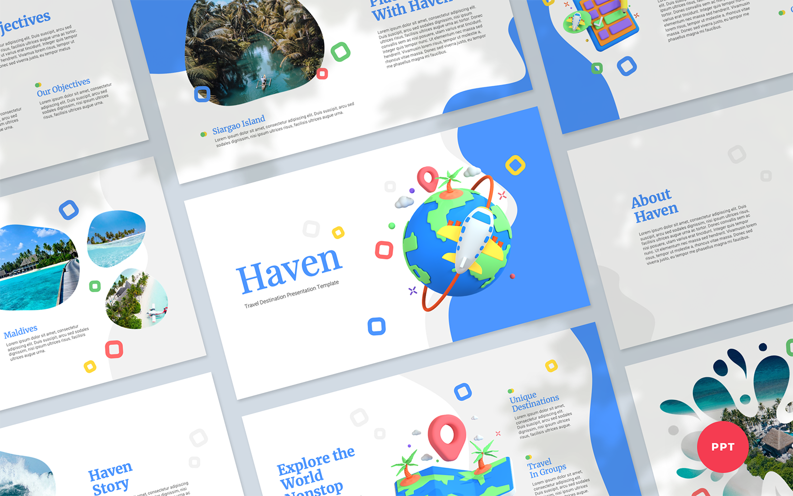 Haven - Travel Destination Presentation Template
