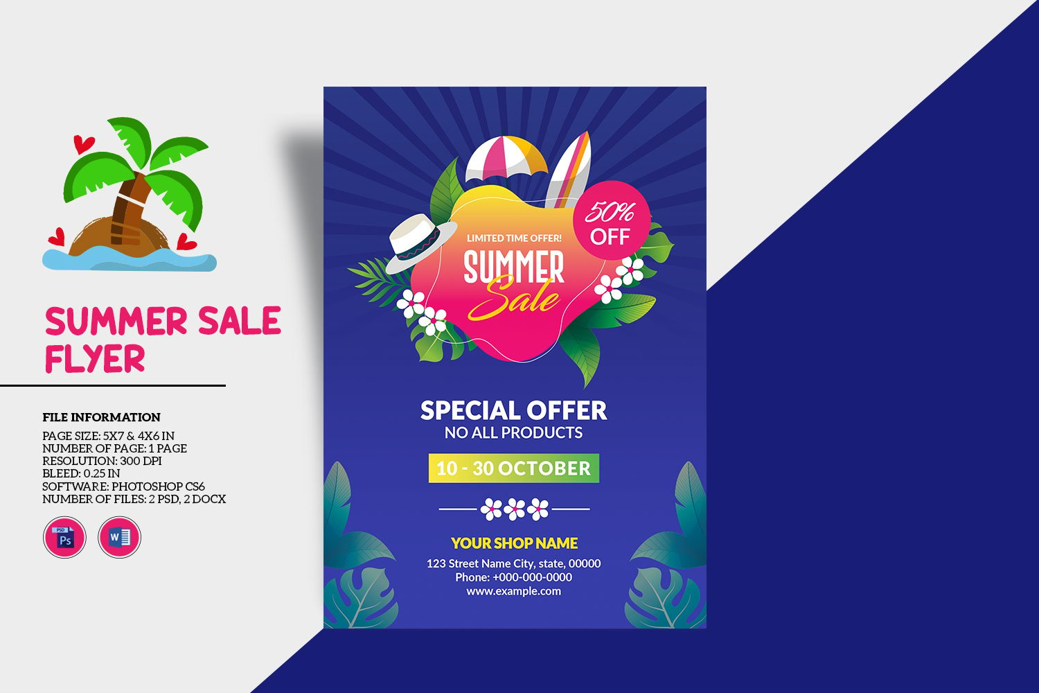 Template #336856 Sale Flyer Webdesign Template - Logo template Preview