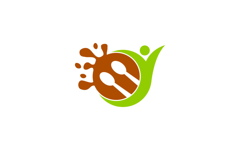 Health Restaurant Cafe and Bar logo Logo Template