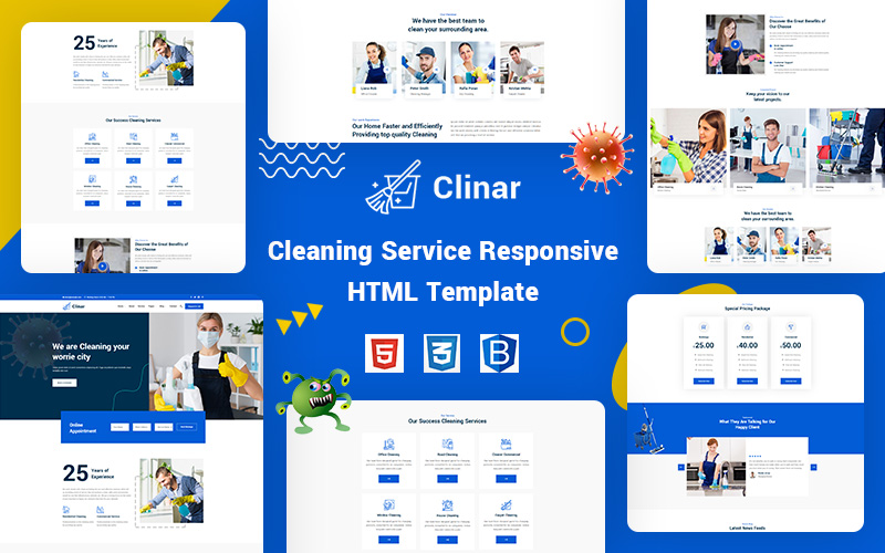Template #336918 Clean Cleaner Webdesign Template - Logo template Preview