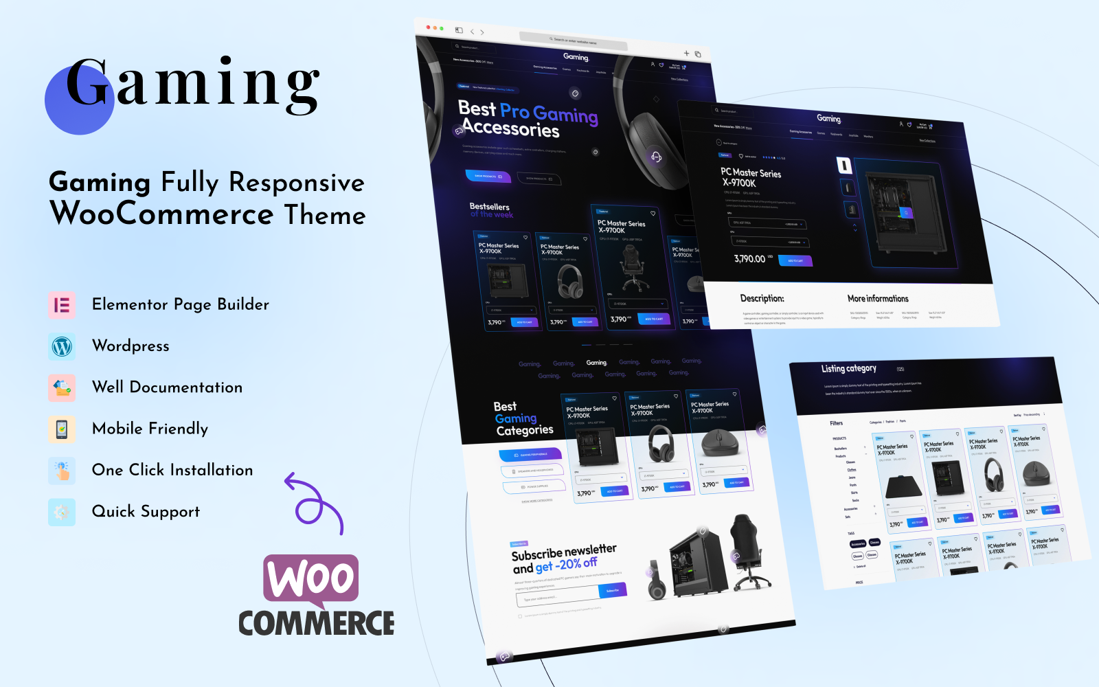 Gaming - Online Game Store WooCommerce Theme