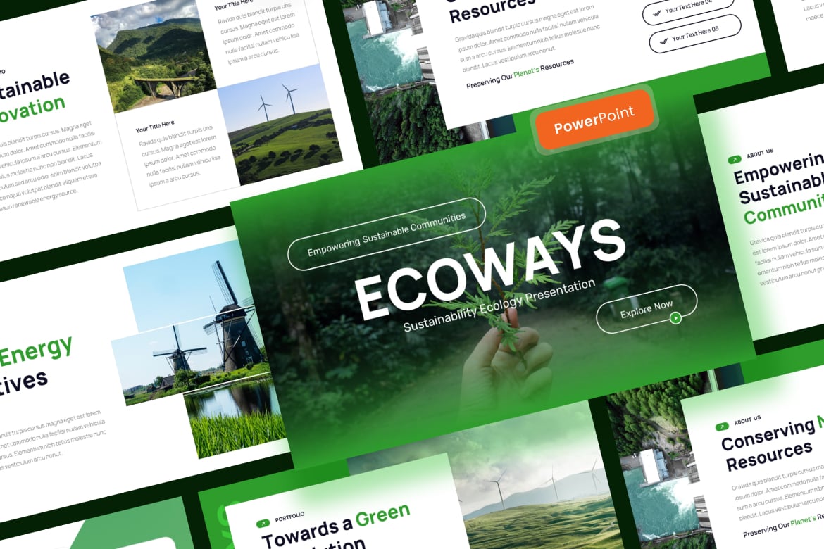 Template #336994 Nature Ecology Webdesign Template - Logo template Preview