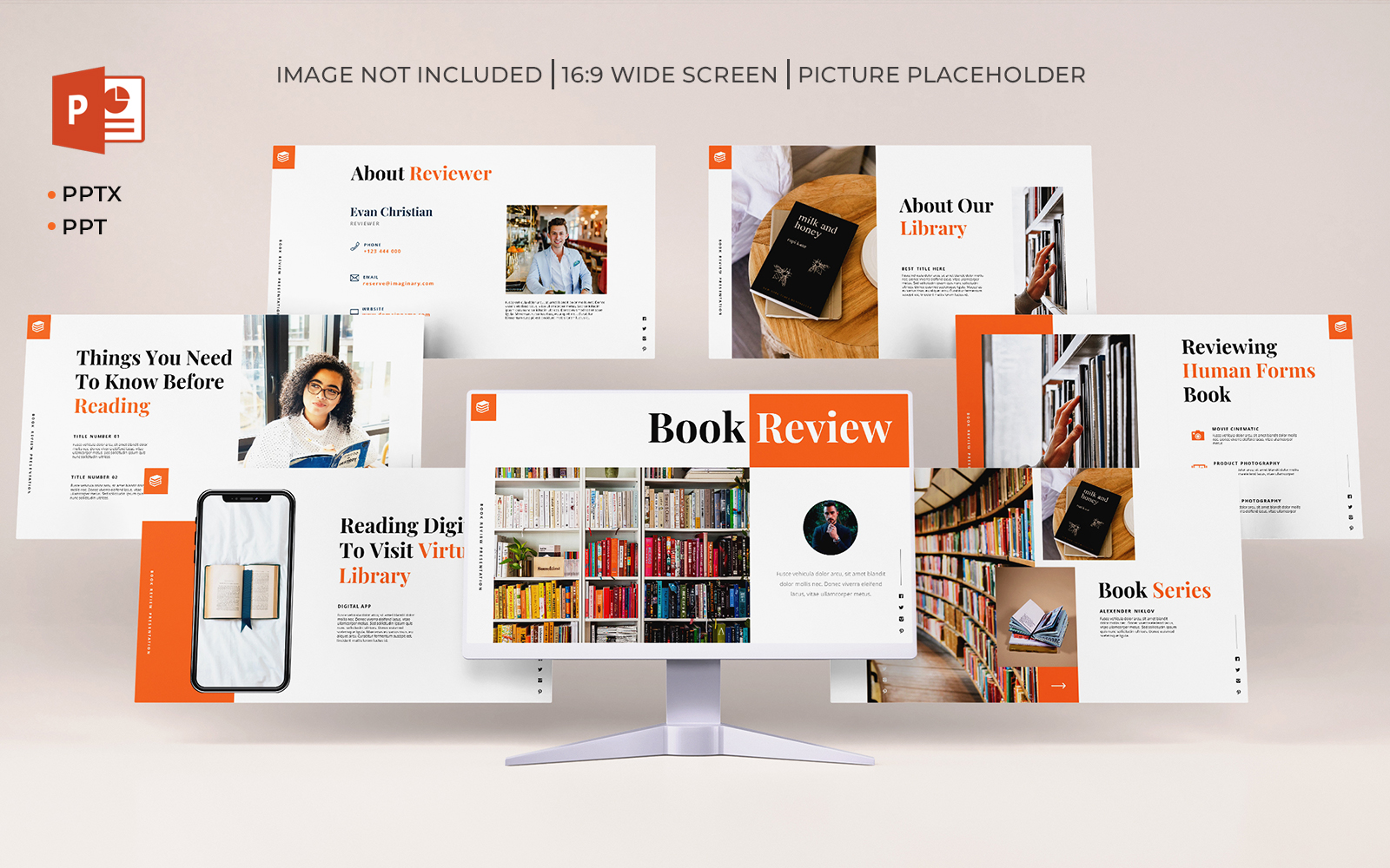 Template #336997 Book Business Webdesign Template - Logo template Preview