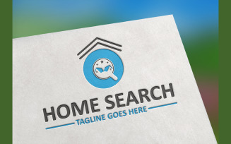 Home Real estate Search or Find Logo Design Template
