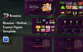 Rcasino - Online Casino Figma Template