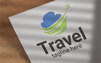 Travelling Business Vector Logo Design Template